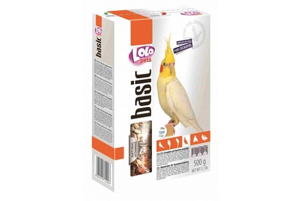 Корм повнораціонний Lolo Pets для німфи, 500 г