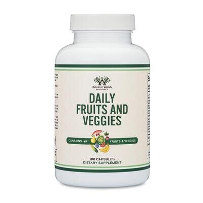 Щоденні фрукти й овочі Double Wood Daily Fruits and Veggies, 180 капсул