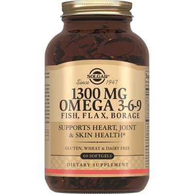 Омега 3-6-9 Solgar Omega 3-6-9 1300 мг м'які капсули №60