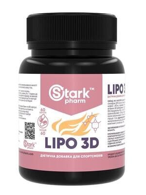 Жироспалювач проблемних зон Stark Pharm Lipo 3D, 60 капсул