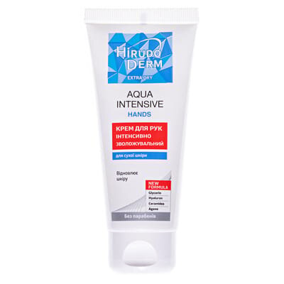 Крем для рук Hirudo Derm Extra Dry Aqua Intensive інтенсивно зволожуючий, 60 мл