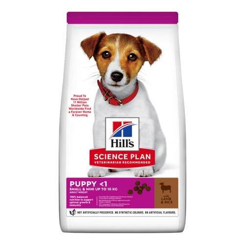 Корм сухий Hill's Science Plan Puppy Small & Miniature для цуценят дрібних порід, з ягням, 300 г