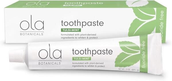 Зубна паста Dr. Mercola Toothpaste with Tulsi освіжаюча без фториду м'ятна, 85 г