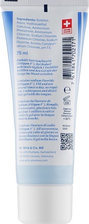 Гель для ротової порожнини Dr. Wild Emofresh Зволожуючий, 75 мл