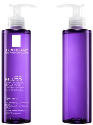Гель-мікропілінг для вмивання La Roche-Posay Mela B3 очищуючий для вирівнювання тону та надання сяяння шкірі, 200 мл