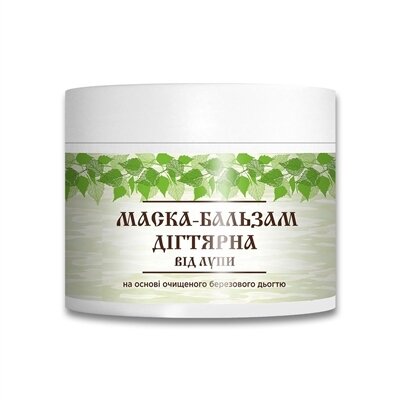 Маска-бальзам Enjee Дігтярна від лупи для шкіри голови і волосся, 300 мл