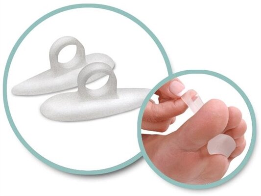 Перегородка міжпальцева Foot Care TS-110 силіконова, з кріпленням, розмір S (до 34), 1 пара