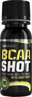 Амінокислота Biotech BCAA 3000 Zero carb Shot Лайм, 60 мл
