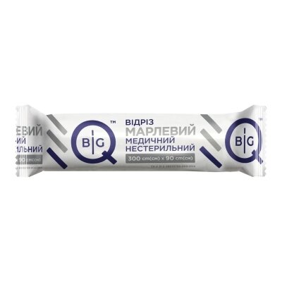 Відріз марлевий нестерильний BigQ медичний 3 м х 90 см
