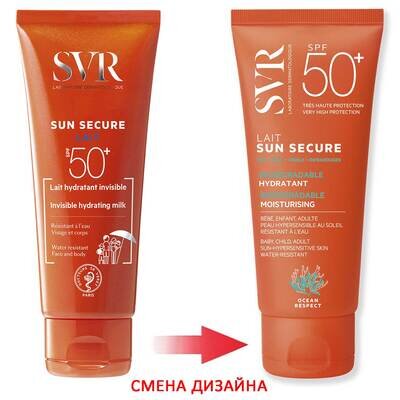 Молочко сонцезахисне SVR Sun Secure для обличчя і тіла, SPF50+, 100 мл