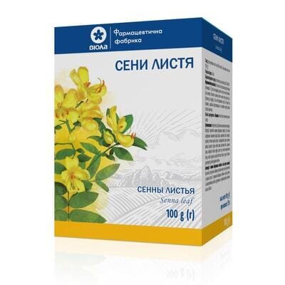 Сени листя по 100 г у пач. з внут. пак.