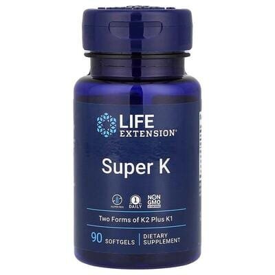 Супер К Life Extension Super K, 90 м'яких желатинових капсул