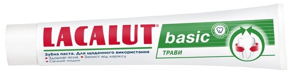 Зубна паста Lacalut Basic Трави, 75 мл