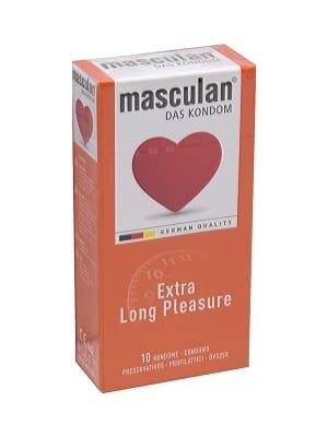 Презервативи Masculan Extra Long Pleasure, 10 штук