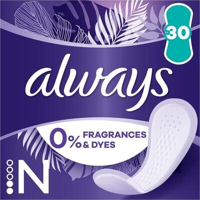 Прокладки щоденні Always Daily Fresh Normal без запаху, 30 штук