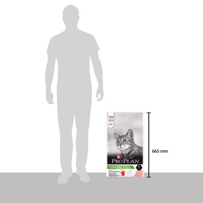 Корм сухий для котів Purina Pro Plan Sterilised з лососем, 10 кг