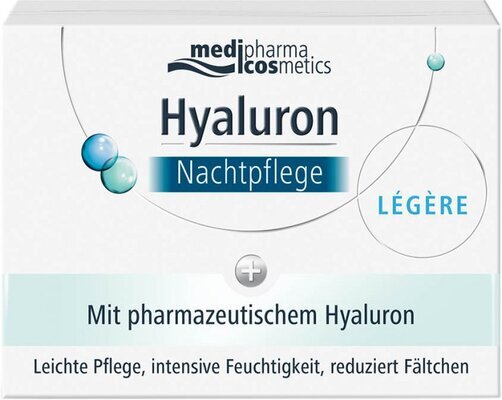 Крем для обличчя Hyaluron (Pharma Hyaluron) Legere нічний зволожуючий, 50 мл