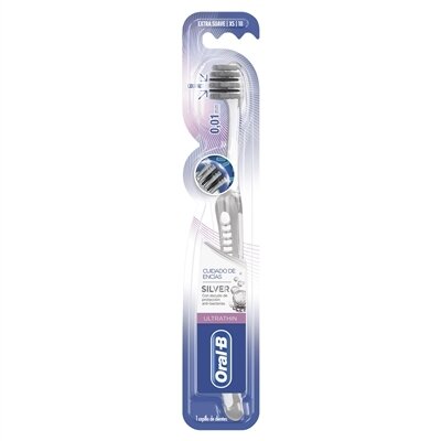 Зубна щітка Oral-B Ultrathin, догляд за яснами, срібло, 1 штука