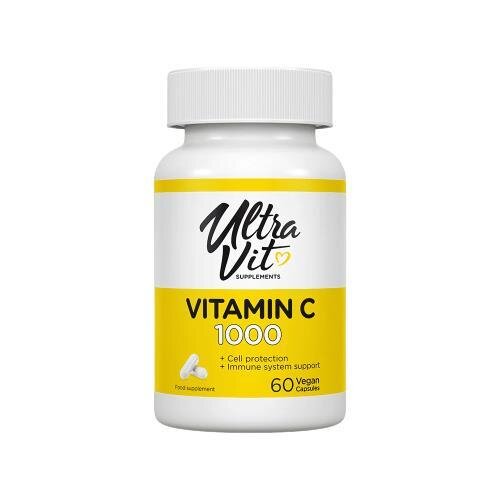 Вітамін C VPLab UltraVit Vitamin C 1000 мг, 60 капсул