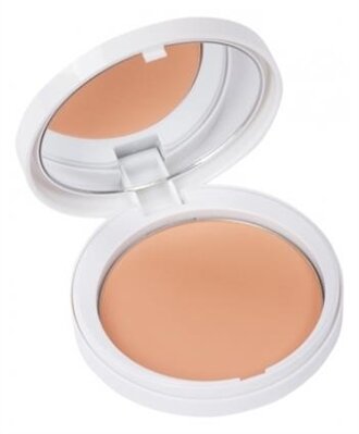 Пудра Eye Care Cosmetic компактна, колір світло-бежевий, 10 г
