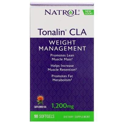 Кон'югована лінолева кислота Natrol Tonalin CLA 1200 мг, 90 капсул
