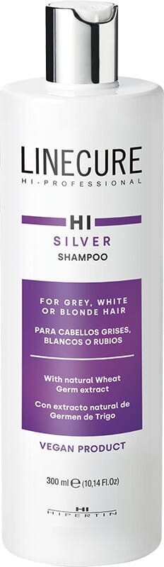 Шампунь Hipertin Linecure Silver для сивого та світлого волосся, 300 мл