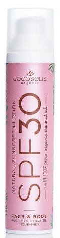Сонцезахисний лосьйон Cocosolis SPF30 Natural Sunscreen, 100 мл
