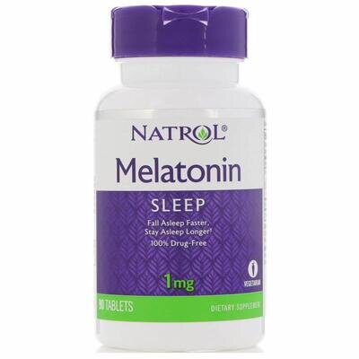 Мелатонін Natrol Melatonin 1 мг, 90 таблеток