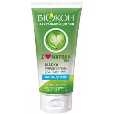 Маска для обличчя Біокон I love matcha tea очищаюча, 75 мл