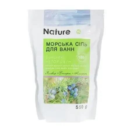 Сіль морська для ванн Nature Code STOP pain, 550 г