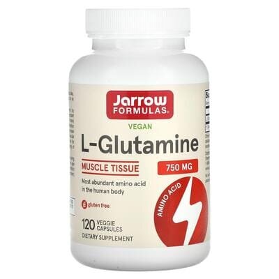 Глутамін Jarrow Formulas L-Glutamine 750 мг, 120 капсул