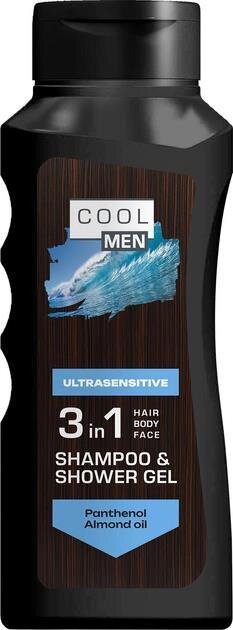 Гель-шампунь Cool Men Ultrasensitive, 400 мл