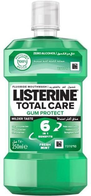 Ополіскувач для порожнини рота Listerine Total Care Захист ясен, 250 мл