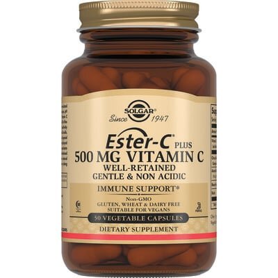 Вітамін С Solgar Ester-C Plus 500 мг Vitamin C вег. капсули №50