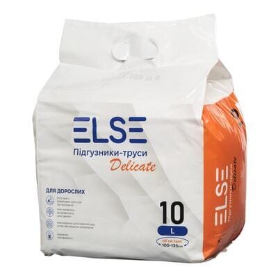 Підгузники-труси для дорослих Else Delicate, розмір L, 10 штук