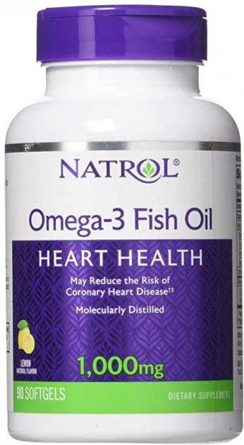 Жирні кислоти Natrol Omega-3 1000 мг 30%, 90 капсул