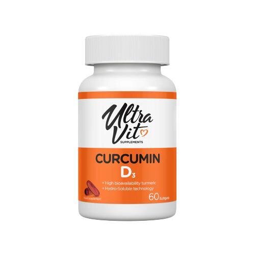 Куркумін Д3 VPLab Ultravit Curcumin D3, 60 капсул