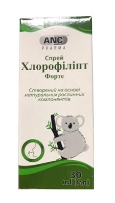 Хлорофіліпт Форте ANC спрей по 30 мл у флак.