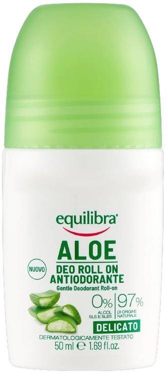 Дезодорант кульковий Equilibra Aloe, 50 мл