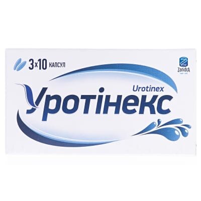 Уротінекс капсули по 425 мг №30 (10х3)