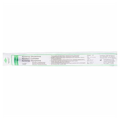 Катетер урологічний Medicare Nelaton Catheter типу Нелатон чоловічий, 10 Fr, чорний, 1 штука
