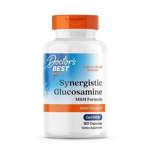 Синергічний Глюкозамін МСМ-Формула Doctor's Best OptiMSM, 180 капсул