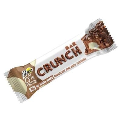 Батончик FitWin Crunch Bar протеїновий з начинкою Chocolate - Milk Caramel, 50 г