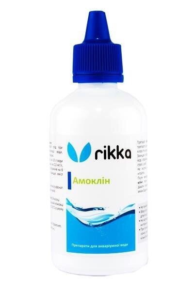 Амоклін Rikka для акваріумної води, 100 мл