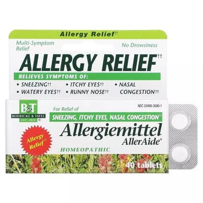 Засіб від алергії Boericke & Tafel Allergy Relief Allergiemittel AllerAide таблетки №40