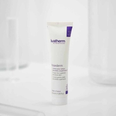 Крем для обличчя Ivatherm Rosederm SPF30 для шкіри схильної до почервоніння, 40 мл