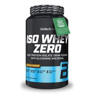 Протеїн Biotech Iso Whey Zero hazelnut, 908 г