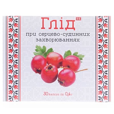 Глід капсули по 0,4 г №30