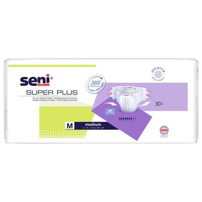 Підгузки для дорослих Seni Super Plus medium, розмір М, 30 штук