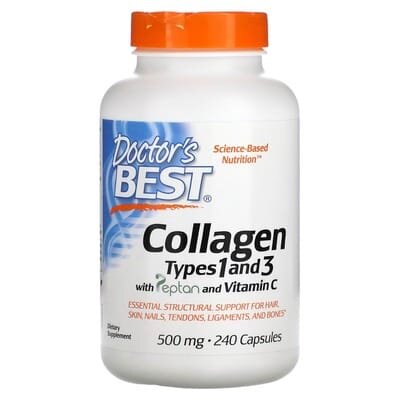 Колаген 1 і 3 типу Doctor's Best Collagen Types 1 & 3, 240 капсул